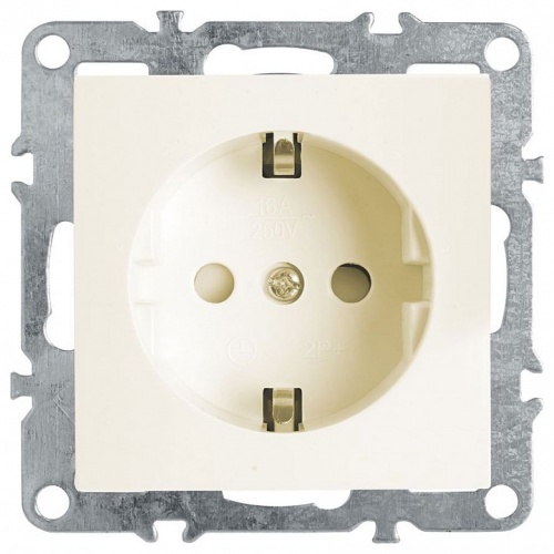 Розетка с заземлением и со шторкой, без рамки Stekker Эрна 39328 в Нижнем Новгороде