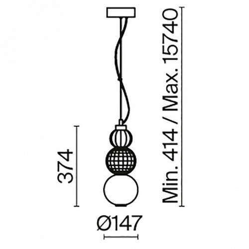 Подвесной светильник Maytoni Collar P069PL-L16G3K в Белокурихе фото 8
