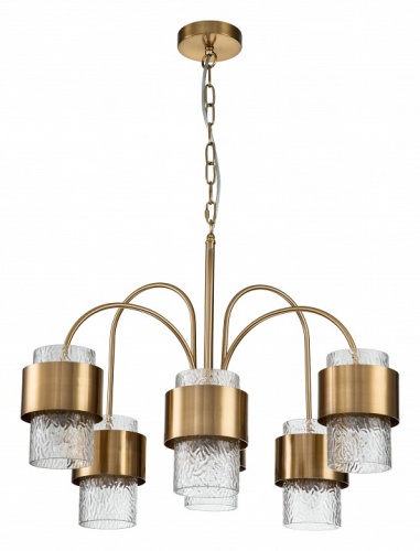 Подвесная люстра Indigo Eleganza 12019/A/6P Brass в Нижнем Новгороде фото 5