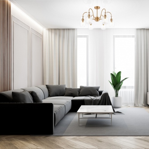 Люстра на штанге Escada Gloss 1141/6PL Clear в Нижнем Новгороде фото 5