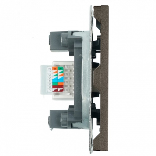 Розетка Ethernet RJ-45 без рамки Stekker Эмили 49925 в Нижнем Новгороде фото 4