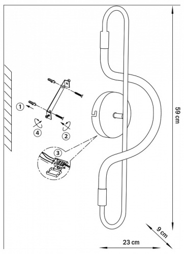 Накладной светильник Lightstar Corinto 637653 в Нижнем Новгороде фото 3