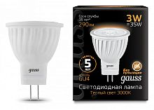 Лампа светодиодная Gauss  GU4 3Вт 3000K 132517103 в Нижнем Новгороде