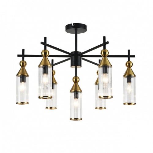 Люстра на штанге Indigo Torazzo 13037/7R Black в Нижнем Новгороде фото 4