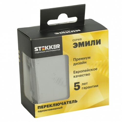 Переключатель перекрестный одноклавишный Stekker Эмили 49945 в Нижнем Новгороде фото 2