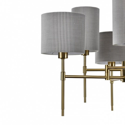 Люстра на штанге Indigo Plisse 13033/6R Brass в Нижнем Новгороде фото 2