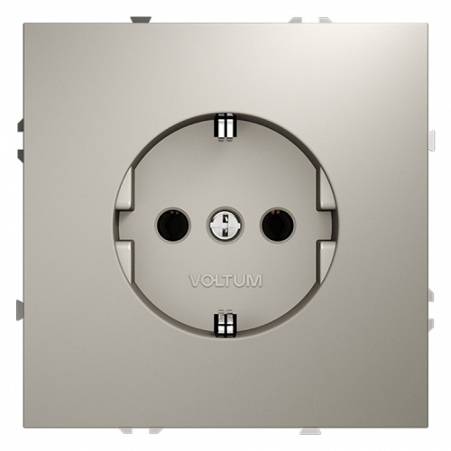 Розетка с заземлением, без рамки Voltum S70 VLS040103 в Нижнем Новгороде фото 4