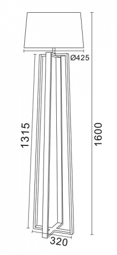 Торшер Freya Nubi FR5134-FL-01-BG в Нижнем Новгороде фото 6
