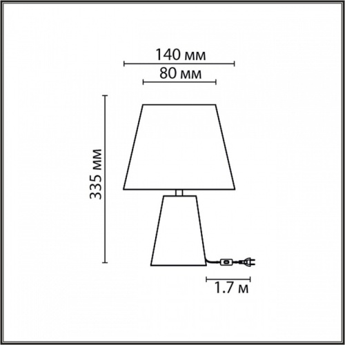 Настольная лампа декоративная Lumion Terazio 8142/1T в Нижнем Новгороде фото 6