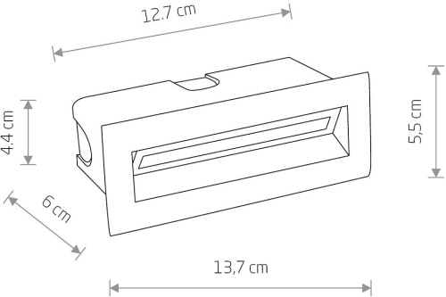 Встраиваемый светильник Nowodvorski Bay Led 8165 в Нижнем Новгороде фото 3