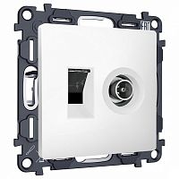 Механизм ТВ-розетки оконечные и розетки Ethernet RJ-45 со шторкам Ambrella Volt ALFA MA132510 в Нижнем Новгороде