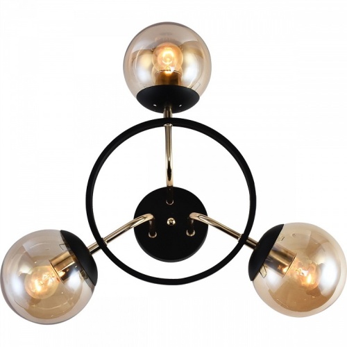 Люстра на штанге 01344-0.3-03 BK+FGD в Нижнем Новгороде фото 2