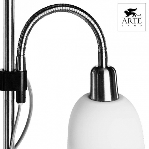 Торшер с подсветкой Arte Lamp Duetto A9569PN-2SS в Ермолино фото 4