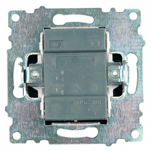 Выключатель одноклавишный с подсветкой без рамки Stekker Катрин 39605 в Нижнем Новгороде фото 5