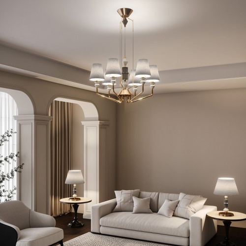 Подвесная люстра Eurosvet Olaria 101012/6 латунь Smart в Нижнем Новгороде фото 4