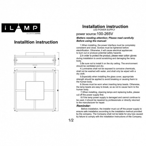 Подвесной светильник iLamp DICE 901X-4 CR в Нижнем Новгороде фото 2