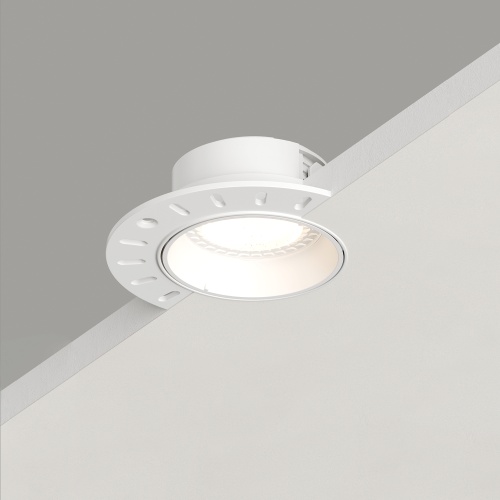 DK3055-WH Встраиваемый светильник, IP 20, 10 Вт, GU5.3, LED, белый, пластик в Красноперекопск фото 7