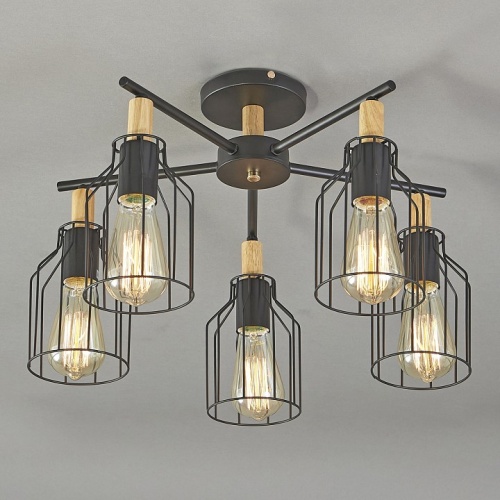 Люстра на штанге Escada Texas 469/5PL Black в Нижнем Новгороде фото 3