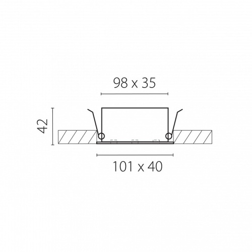 Встраиваемый светильник Lightstar Guarda 082146 в Нижнем Новгороде фото 2