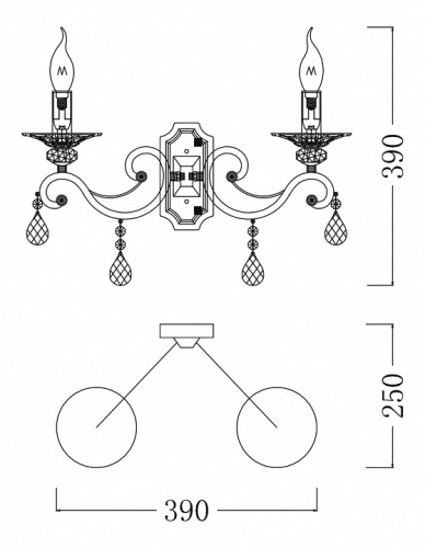 Бра Maytoni Grace ARM247-02-G в Сарове фото 2