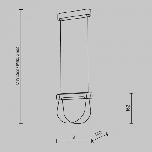Подвесной светильник Maytoni Fluffy MOD319PL-L5B3K в Нижнем Новгороде фото 3