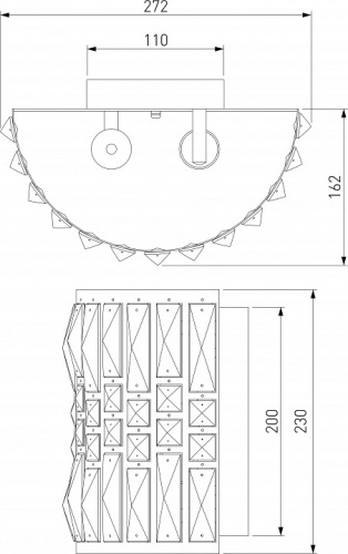 Накладной светильник Eurosvet Lory a055326 в Яранске фото 3