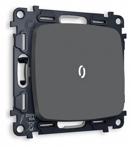 Выключатель проходной одноклавишный с подсветкой без рамки Ambrella Volt OMEGA MO902035 в Нижнем Новгороде