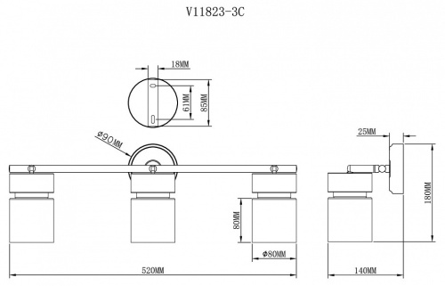 Спот Moderli Almero V11823-3C в Нижнем Новгороде фото 2
