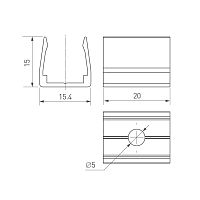 Держатель ARL-MOONLIGHT-1213-CLIP CLEAR (Arlight, Пластик) в Белово