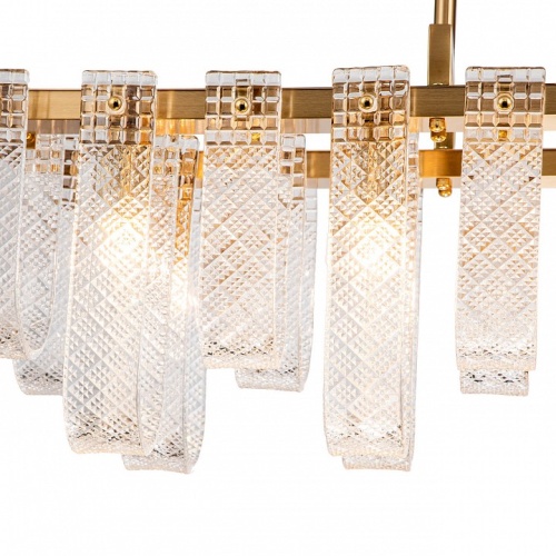 Люстра на штанге Indigo Brina 12027/10PL Brass в Нижнем Новгороде фото 2