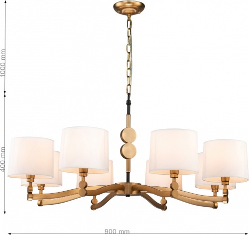 Подвесная люстра Favourite Roshe 2624-8P в Нижнем Новгороде фото 5