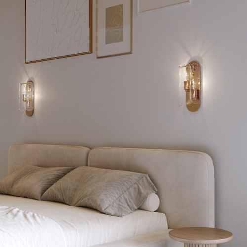 Накладной светильник Eurosvet Claire 60170/2 золото в Нижнем Новгороде фото 4