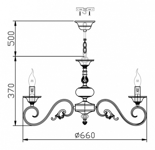 Подвесная люстра Maytoni Perla ARM337-07-R в Дзержинске фото 6