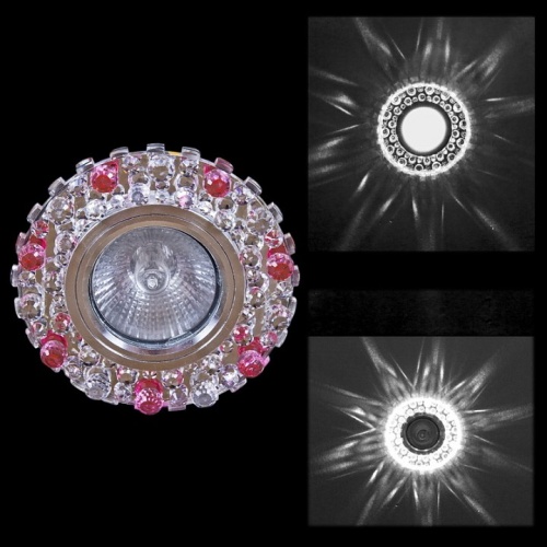 Встраиваемый светильник  00755-9.0-001CN MR16+LED3W CL+PK в Нижнем Новгороде