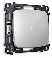 Выключатель проходной одноклавишный с подсветкой без рамки Ambrella Volt OMEGA MO402030 в Нижнем Новгороде