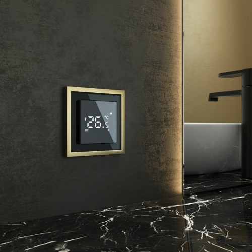 Рамка на 1 пост Werkel Baguette (черный/латунь) W0012852 в Нижнем Новгороде фото 4