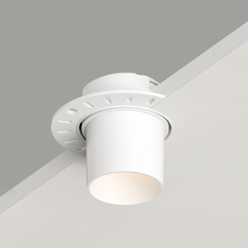 DK3057-WH Встраиваемый светильник под шпатлевку, IP20, до 15 Вт, LED, GU5,3, белый, пластик в Звенигороде фото 6