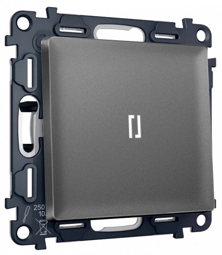 Выключатель самовозвратный одноклавишный с подсветкой, без рамки Ambrella Volt MA MA652055 в Нижнем Новгороде