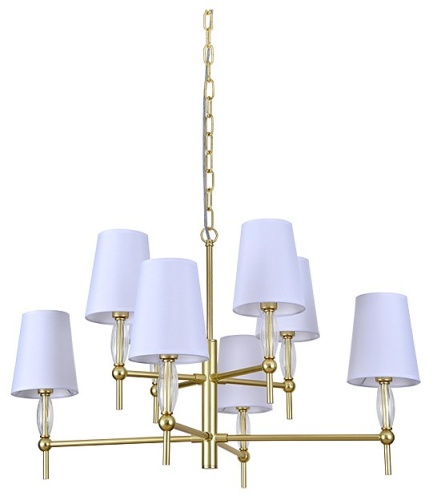 Подвесная люстра Newport CHELSY 4378/C mat.gold в Нижнем Новгороде
