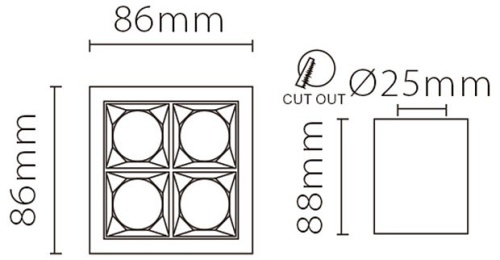 Накладной светильник Fiberli XC002 12120204 в Нижнем Новгороде фото 2