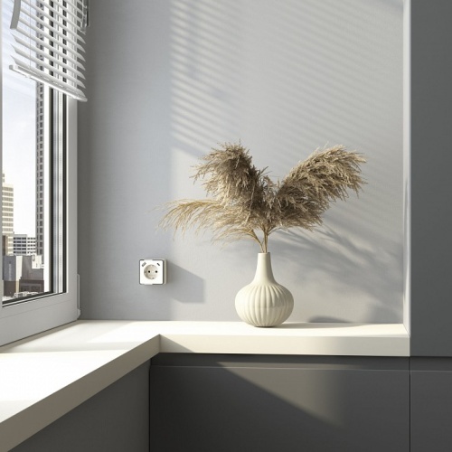 Розетка с заземлением и со шторками и USB Werkel Gallant (слоновая кость) W5071703 в Нижнем Новгороде фото 2