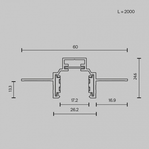 Трек встраиваемый Maytoni Busbar trunkings Exility TRXM034-422B в Белокурихе фото 6