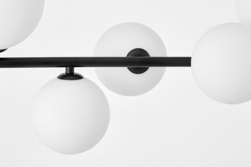 Светильник на штанге LUMINA DECO AMADEO LDP 7036-7 BK+WT в Нижнем Новгороде фото 5