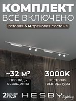 Комплект трековый Hesby Lighting Skylite №14 HSBL_kompl_S014_NI3W3K в Нижнем Новгороде