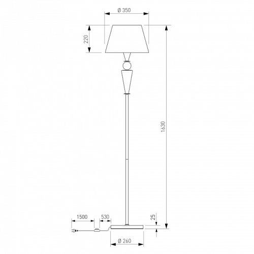 Торшер Eurosvet Teja 109014 в Нижнем Новгороде фото 3