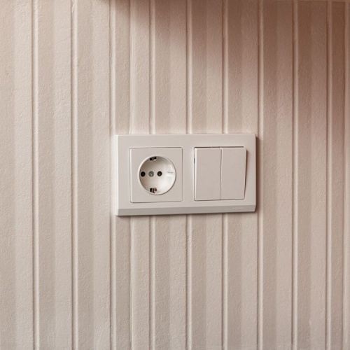 Выключатель проходной двухклавишный без рамки Werkel белые W1122001 в Нижнем Новгороде фото 5