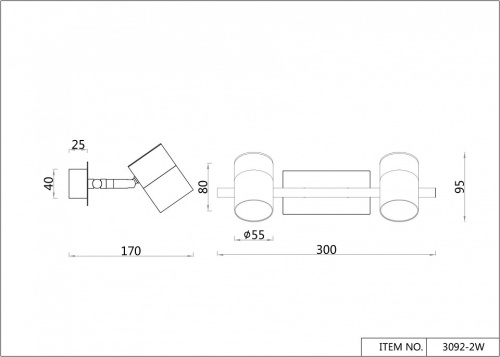 Бра F-promo Chart 3092-2W в Нижнем Новгороде фото 4