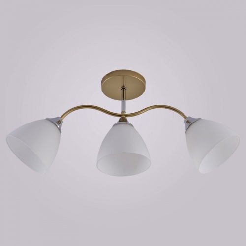 Люстра на штанге 01643-0.3-03 GOLD+CR в Нижнем Новгороде