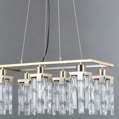 Люстра на штанге ILLUMICO  IL3601-6PSQ-26 AB DS в Нижнем Новгороде фото 2