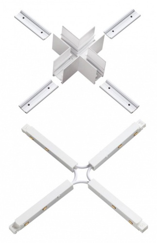 Соединитель X-образный для треков накладных Novotech Flum 135127 в Нижнем Новгороде фото 4